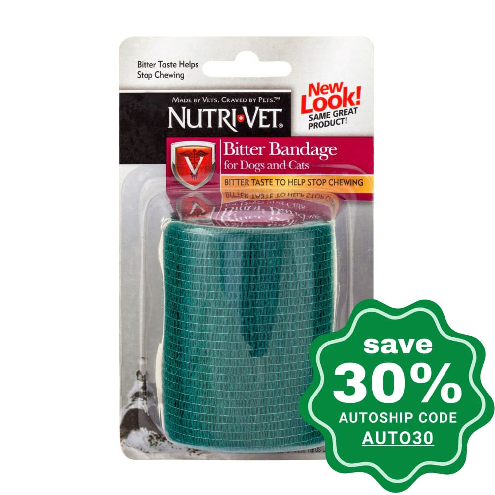 Nutri-Vet - Bitter Bandage for Pets - 2INCH - Green - PetProject.HK