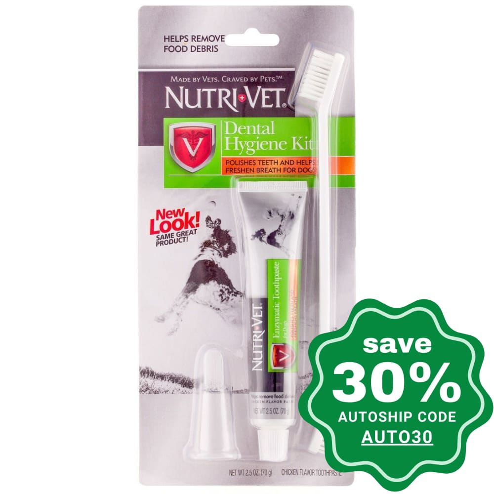 Nutri-Vet - Oral Hygiene Kit - 2.5OZ - PetProject.HK