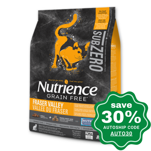 Nutrience - SubZero - Dry Cat Food - Fraser Valley Formula for cats  - 5LB (Min. 2 Packs) - PetProject.HK