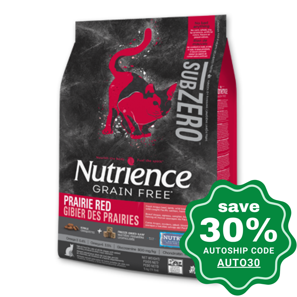 Nutrience - SubZero - Dry Cat Food - Prairie Red Formula for cats  - 5LB (Min. 2 Packs) - PetProject.HK