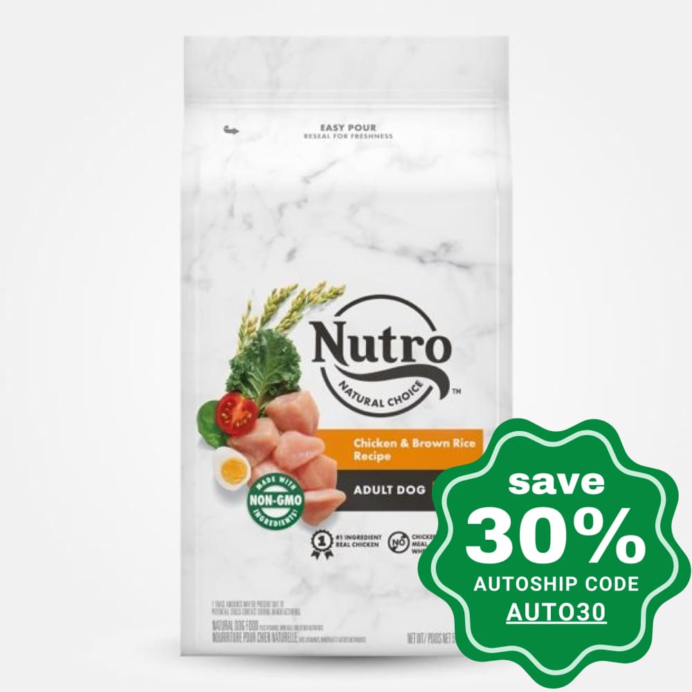 Nutro - Dry Dog Food Medium Breed Adult Chicken & Brown Rice 13Lb Dogs