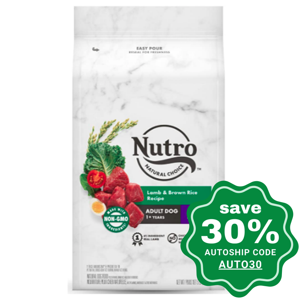 Nutro - Dry Dog Food Small Bites Adult Lamb & Brown Rice 12Lb Dogs