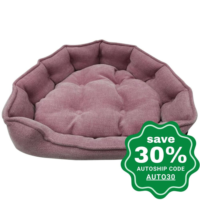 One for Pets - Adela Snuggle Bed - Blushing - 21" x 18" x 5"(S) - PetProject.HK