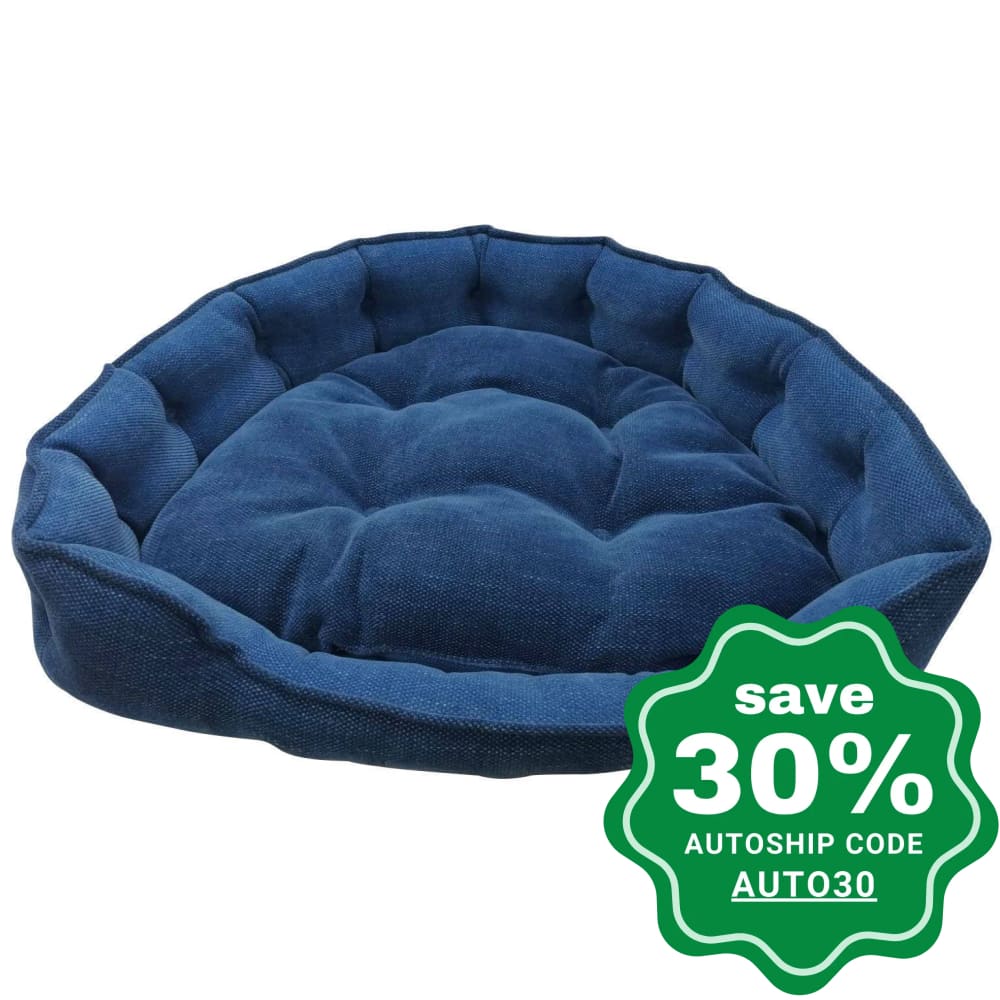 One for Pets - Adela Snuggle Bed - Denim - 17" x 15" x 5"(XS) - PetProject.HK