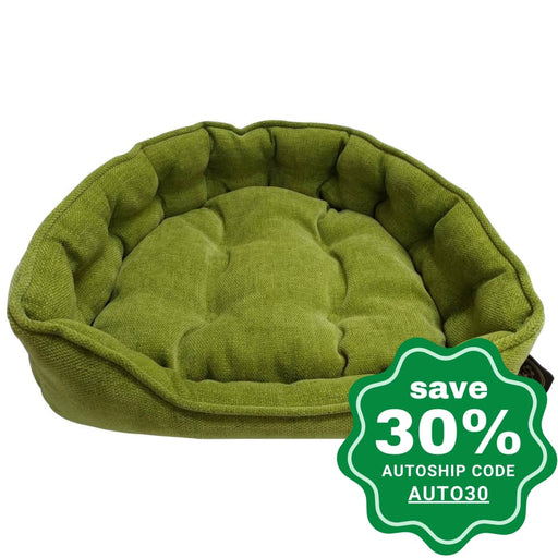 One for Pets - Adela Snuggle Bed - Greenfield - 25" x 21" x 6"(L) - PetProject.HK