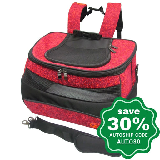 One for Pets - EVA Backpack - Red - (15.5″ – 17″) x 11″ x 13.75″(S) - PetProject.HK