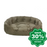 One for Pets - Faux Suede Snuggle Bed - Taupe - 25" x 21" x 6"(L) - PetProject.HK