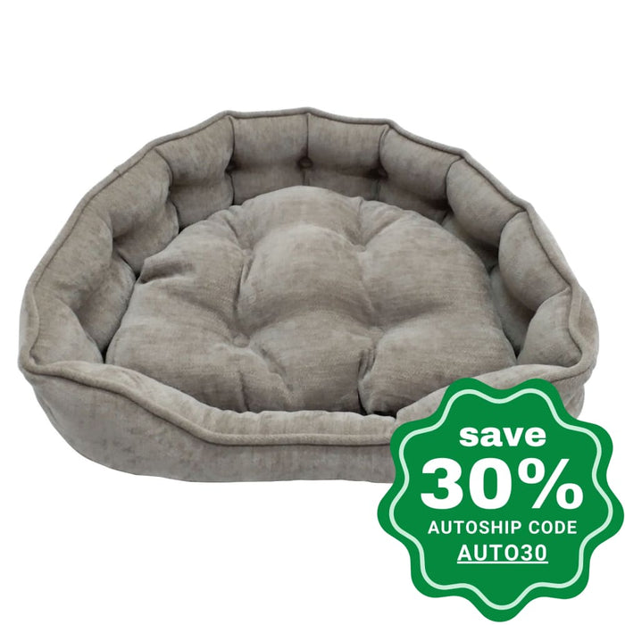 One For Pets - Pamola Snuggle Bed Silver Grey 25’ X 21’ 6’ (L) Dogs & Cats