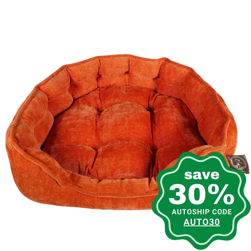 One For Pets - Pamola Snuggle Bed Tangerine 17’ X 15’ 5’ (Xs) Dogs & Cats