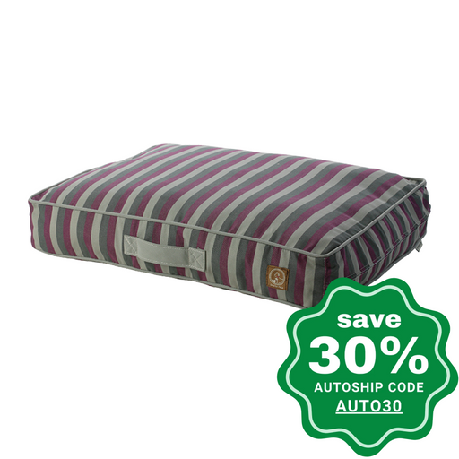 One for Pets - Siesta Spanish Indoor / Outdoor Bed - Purple Stripe - 34" x 45" x 5" - L - PetProject.HK