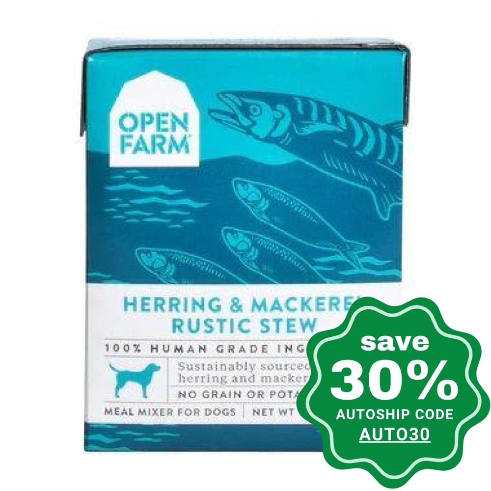 Open Farm - Wet Food For Dogs Grain Free Rustic Blend Herring & Mackerel Recipe 12.5Oz (Min. 24