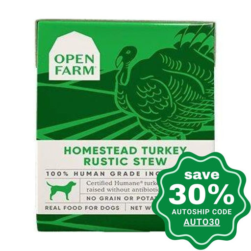 Open Farm - Wet Food For Dogs Grain Free Rustic Blend Homestead Turkey Recipe 12.5Oz (Min. 24