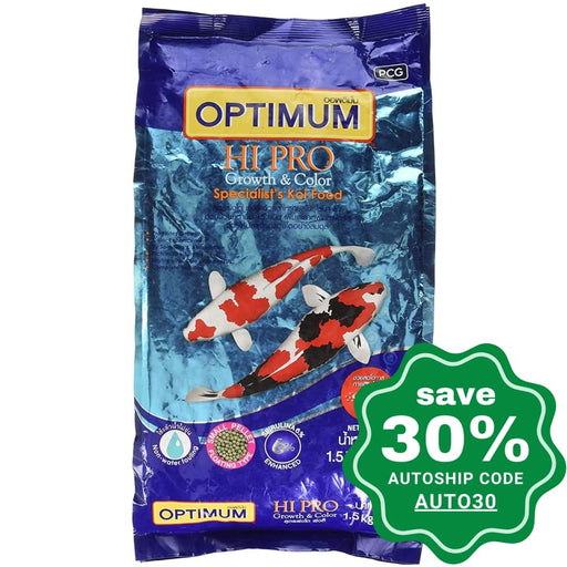 Optimum - Hipro Fish Food Growth & Color Formula 1.5Kg Fishes