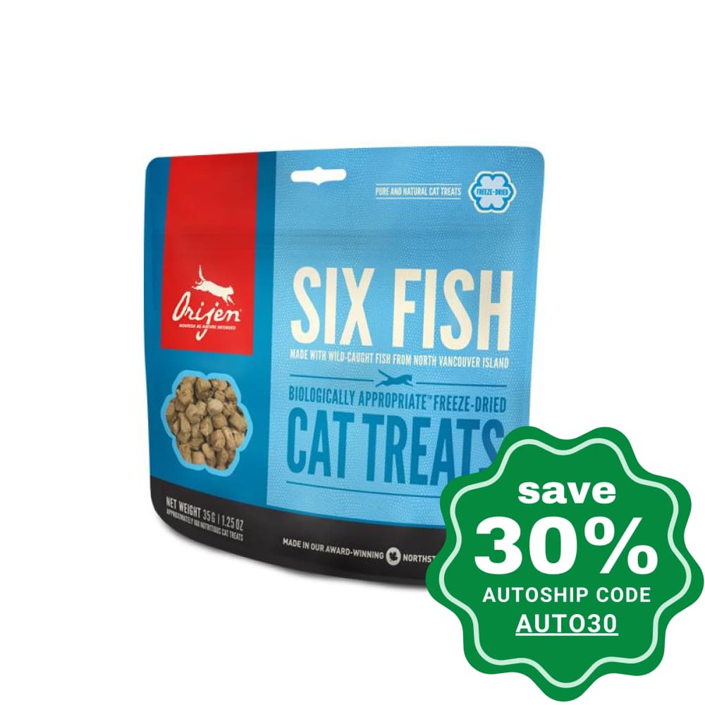 Orijen - 6 Fish Freeze Dried Cat Treat - 35G - PetProject.HK