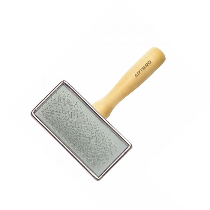 Artero - Wooden Handle Slicker Brush For Dogs & Cats Extra Small