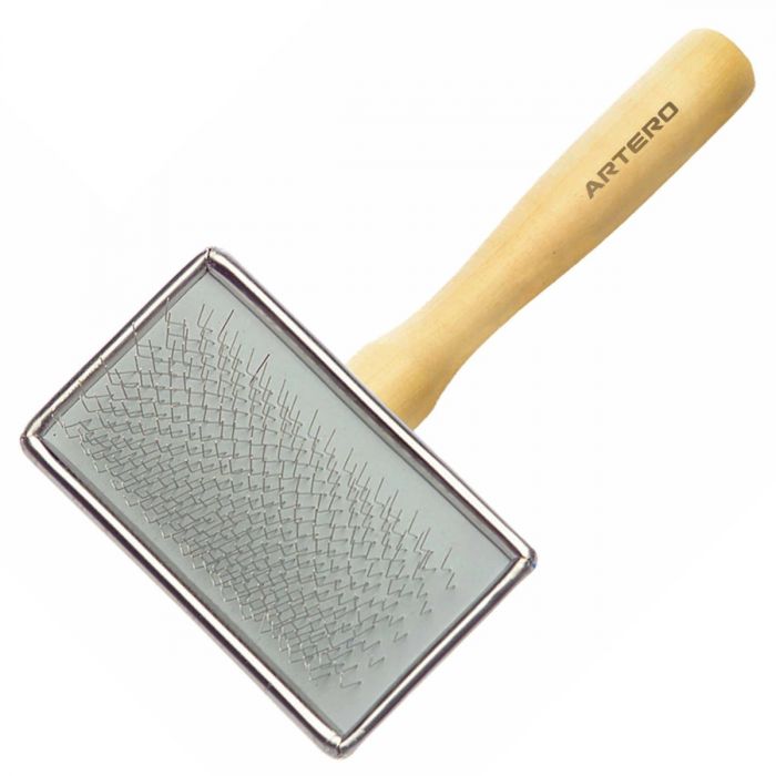 Artero - Wooden Handle Slicker Brush For Dogs & Cats Extra Large