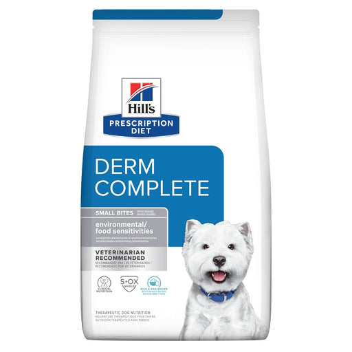 Hills Prescription Diet - Dry Dog Food Canine Derm Complete Environmental Sensitivities 6.5Lbs Dogs