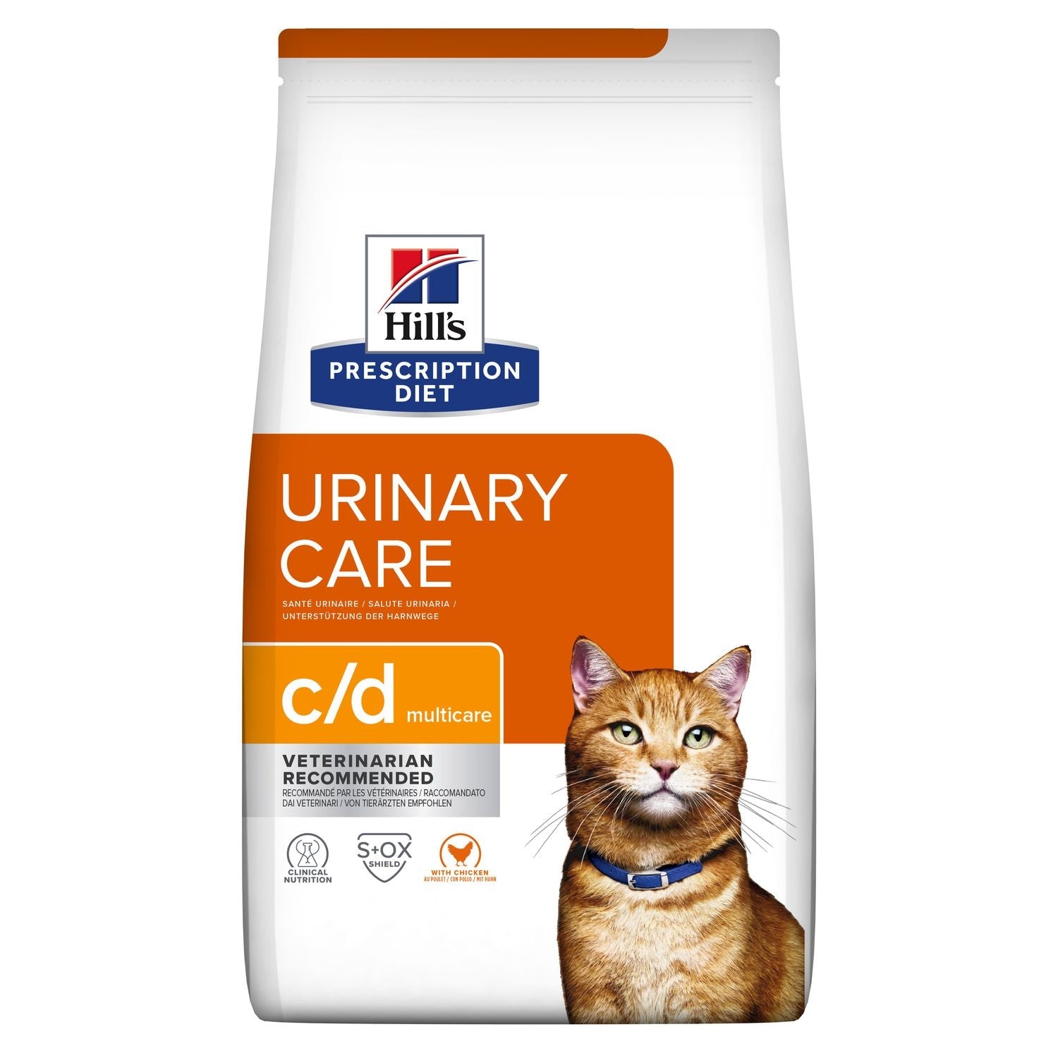 Hills Prescription Diet - Dry Cat Food Feline C/d Multi Urinary Care 1.5Kg Cats