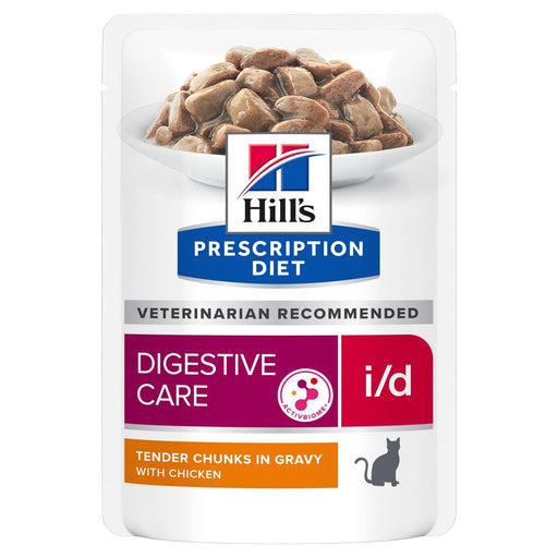 Hills Prescription Diet - Wet Cat Food I/d Feline Digestive Care Pouch With Chicken 85G (Min. 12