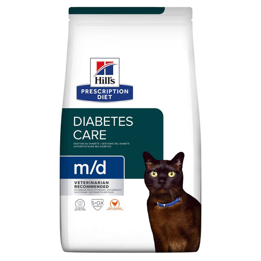 Hills Prescription Diet - Dry Cat Food Feline M/d Diabetes Care 4Lbs Cats