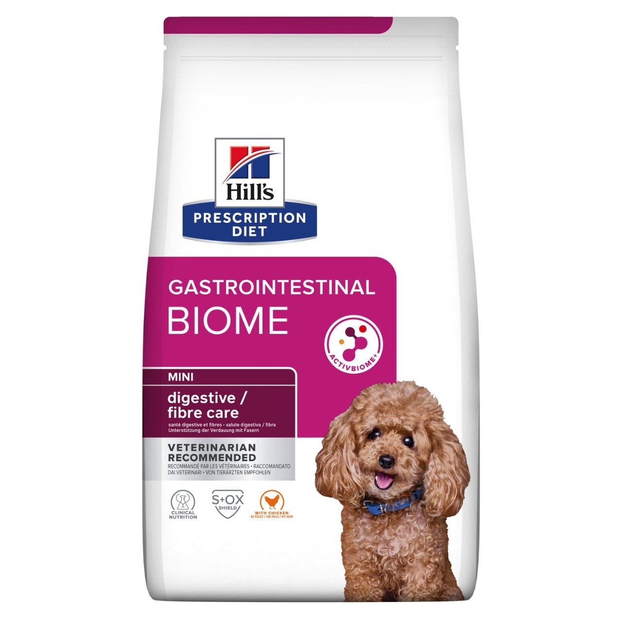 Hills Prescription Diet - Dry Dog Food Canine Gastrointestinal Biome Small Bites 7Lb Dogs