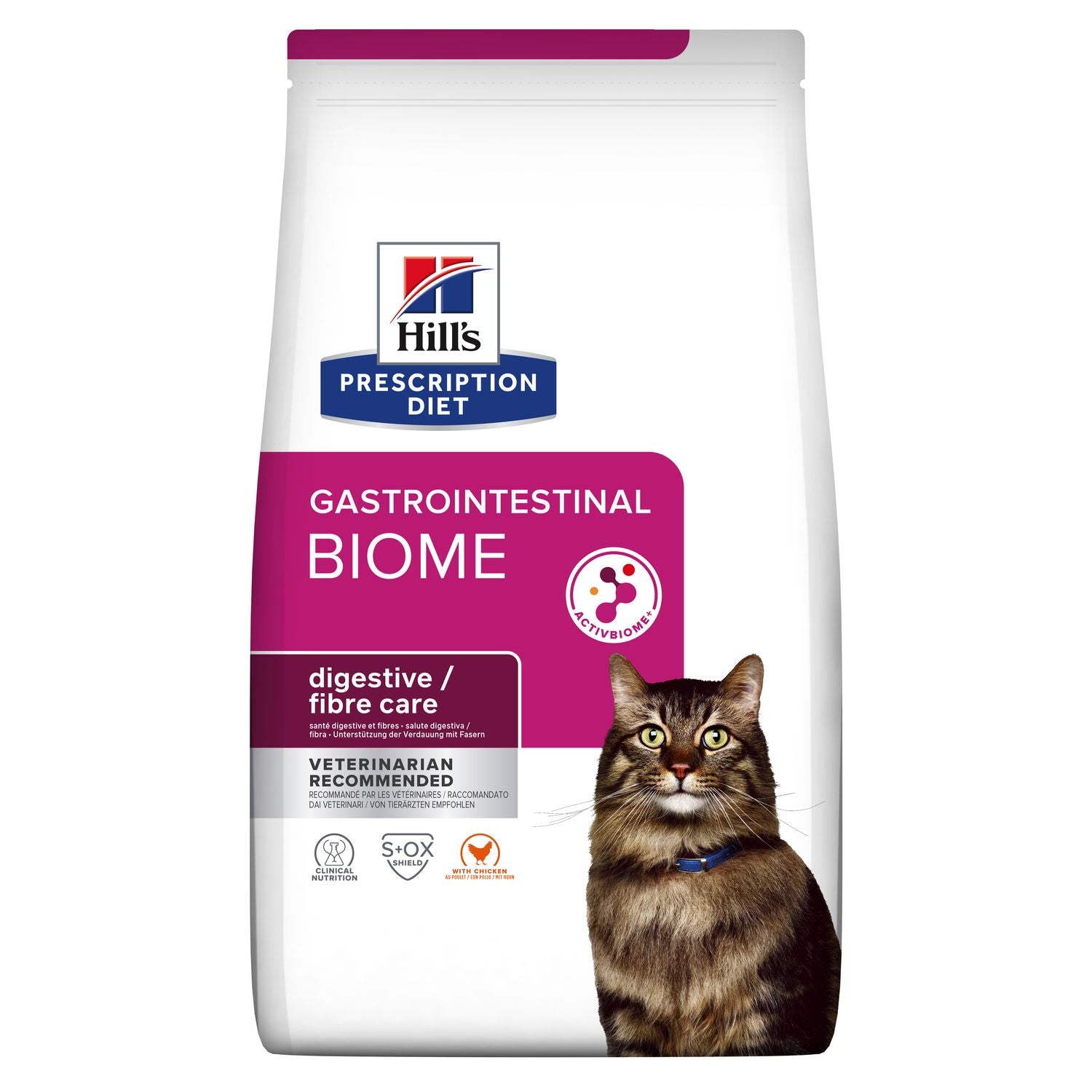 Hills Prescription Diet - Dry Cat Food Feline Gastrointestinal Biome 4Lb Cats