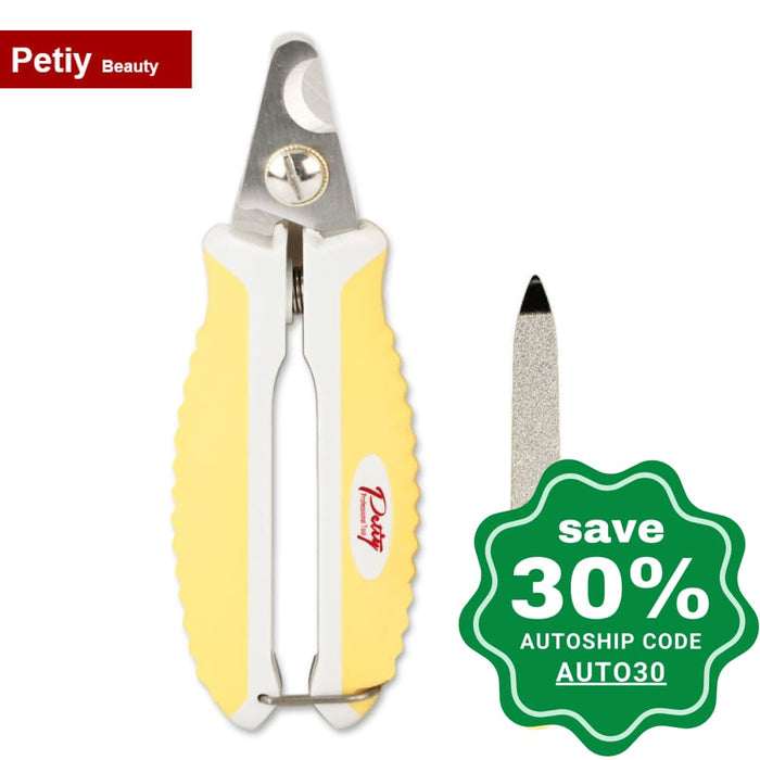 Petiy Beauty - Stainless Steel Nail Clipper with Nail File - Large - PetProject.HK