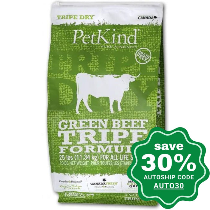 PetKind - Tripe Dry Green Beef Tripe Formula - 25LB - PetProject.HK