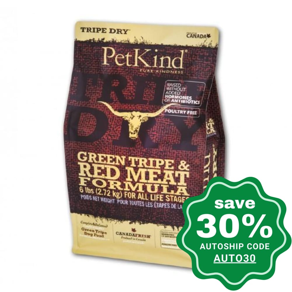 PetKind - Tripe Dry Green Tripe & Red Meat Formula - 25LB - PetProject.HK