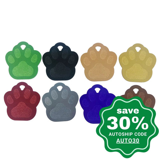 PetProject.HK Engraved Name Tags - Paw Print - PetProject.HK