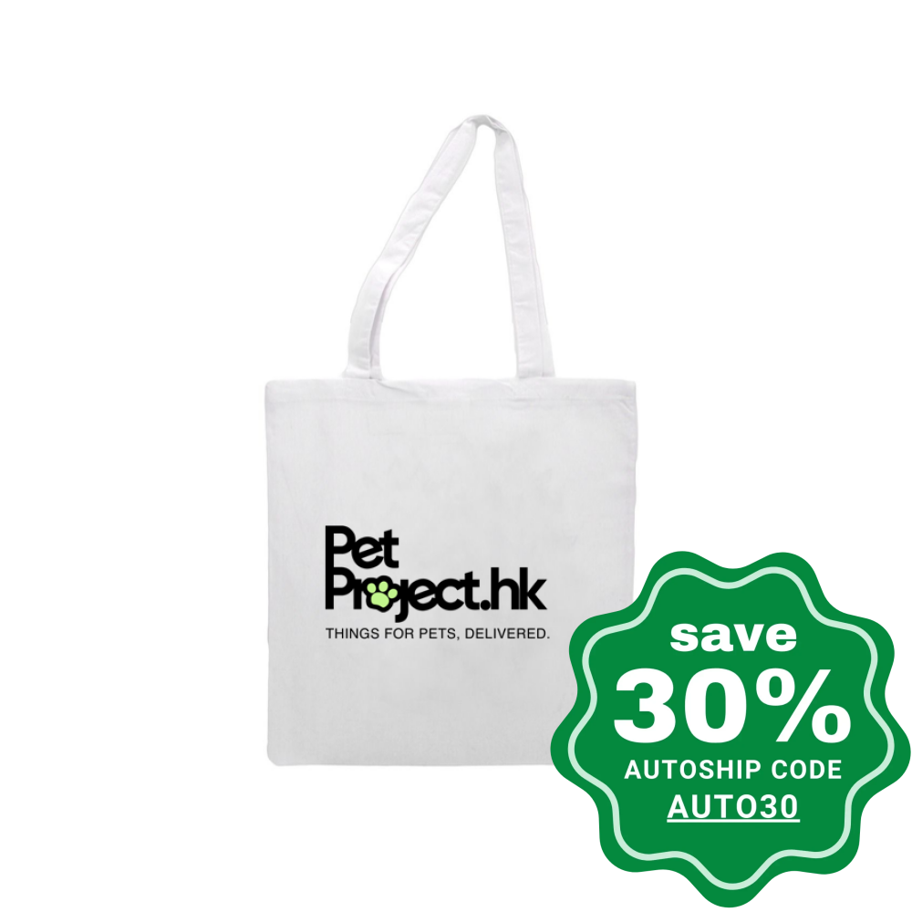 Petproject.hk - White Tote Bag (Free Remote Area Shipping) Dogs & Cats