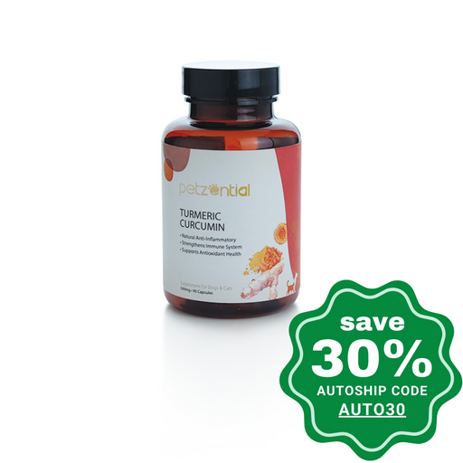 Petzential - Turmeric Extract (Immunity Booster) - 90 Capsules - PetProject.HK