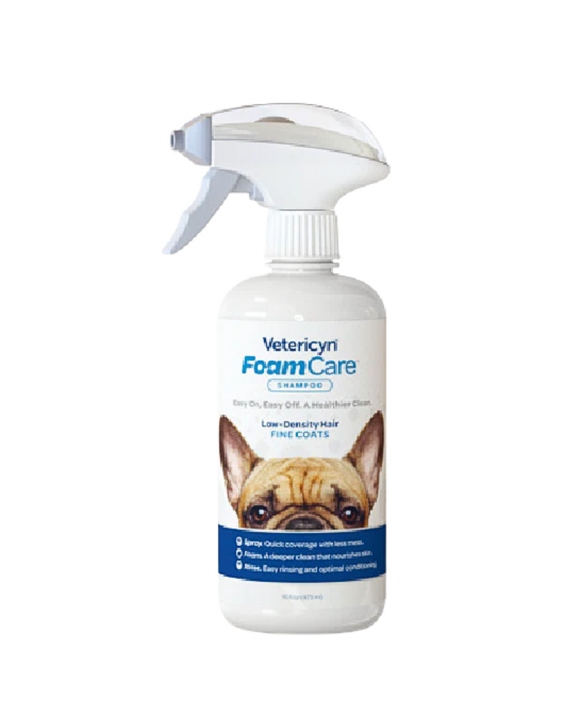 Vetericyn -  FoamCare Pet Shampoo for Cats and Dogs - Fine Coats - 16OZ (Min. 2 Bottles))