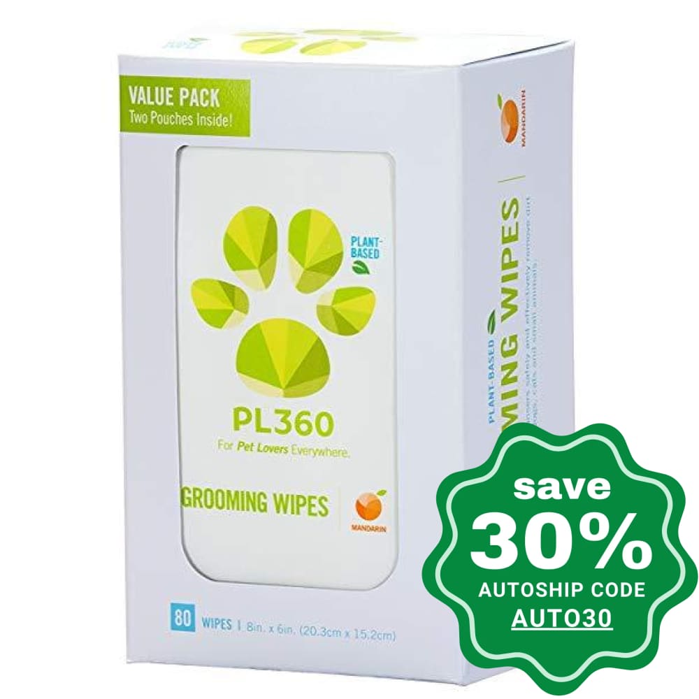 PL360 - Grooming Wipes Value Pack - 80CT - PetProject.HK