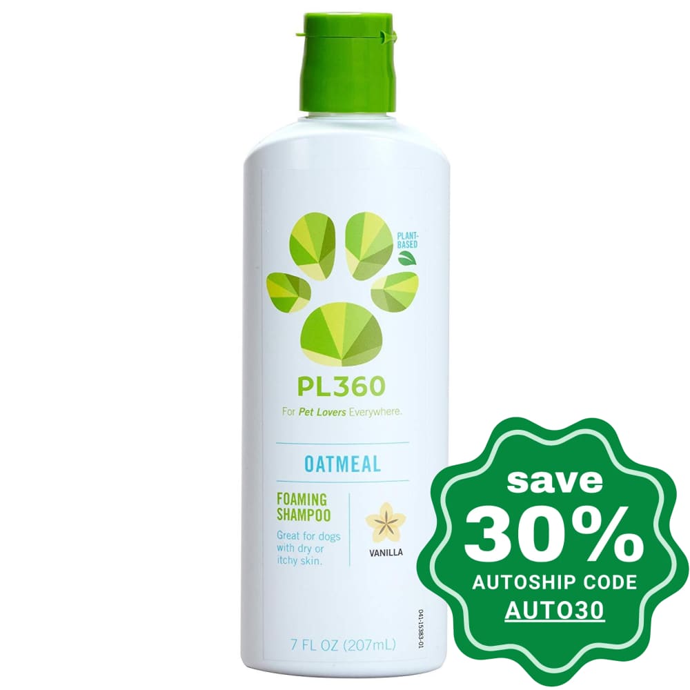 PL360 - Oatmeal Foaming Shampoo - Vanilla - 7OZ - PetProject.HK