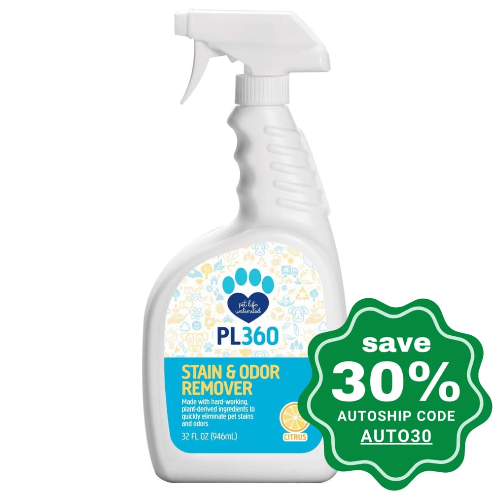 PL360 - Stain & Odor Remover - Citrus - 32OZ - PetProject.HK