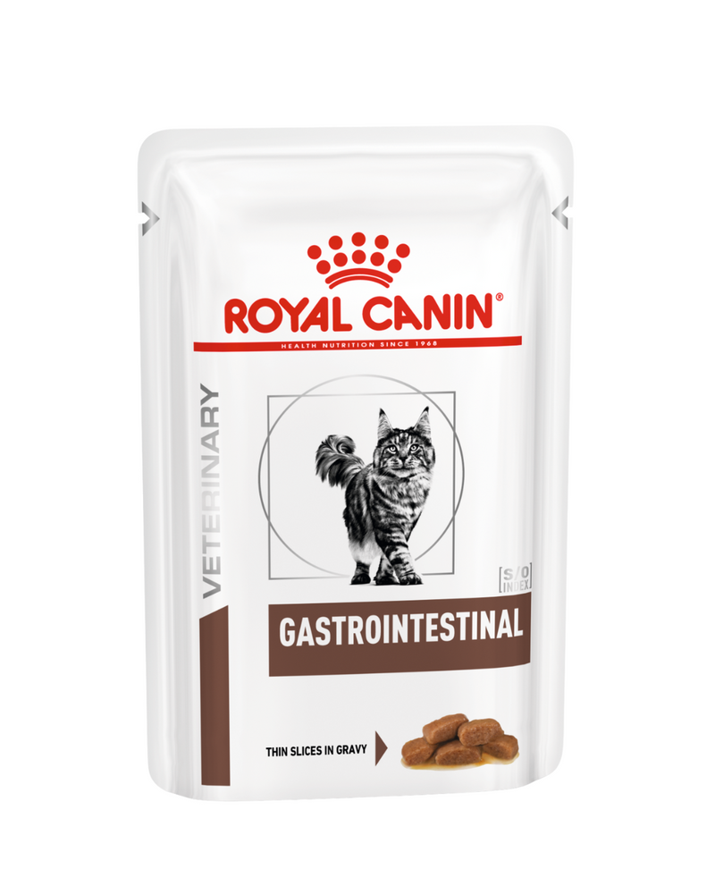 Royal Canin - Veterinary Diet Gastrointestinal Pouches for Cats - 85G (min. 12 Pouches)