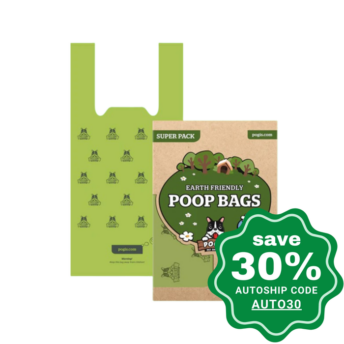 Pogis Pet Supplies - 300 Handle Bags Powder Fresh Scent Dogs