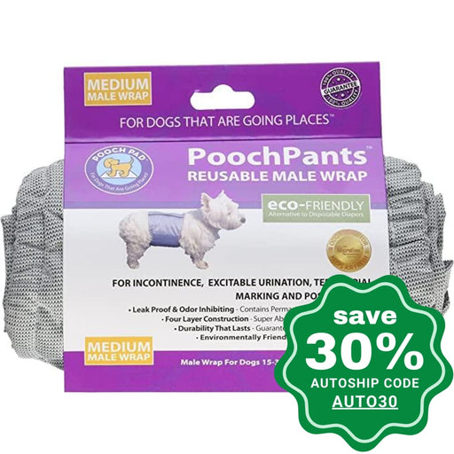 PoochPad - PoochPants Male Diaper Wraps - M (16" - 22") - PetProject.HK