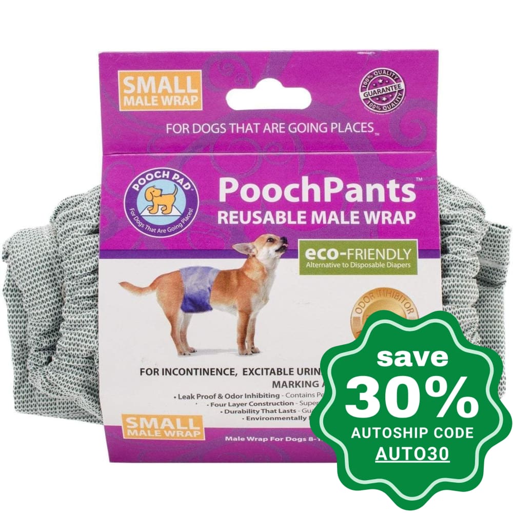 PoochPad - PoochPants Male Diaper Wraps - S (12" - 15") - PetProject.HK