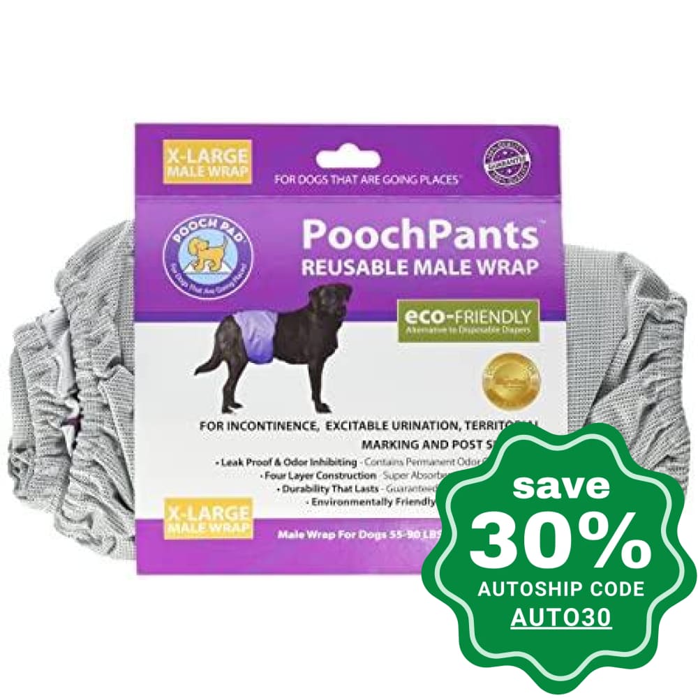 PoochPad - PoochPants Male Diaper Wraps - XL (29" - 35") - PetProject.HK