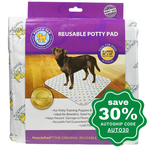 PoochPad - Reusable Housebreaking Pads - Extra Large 36" x 36" - Single Pack - PetProject.HK