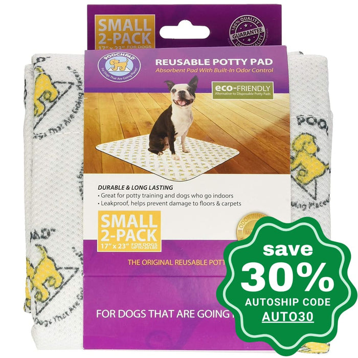 PoochPad - Reusable Housebreaking Pads - Small 17" x 23" - 2 in 1 Pack - PetProject.HK