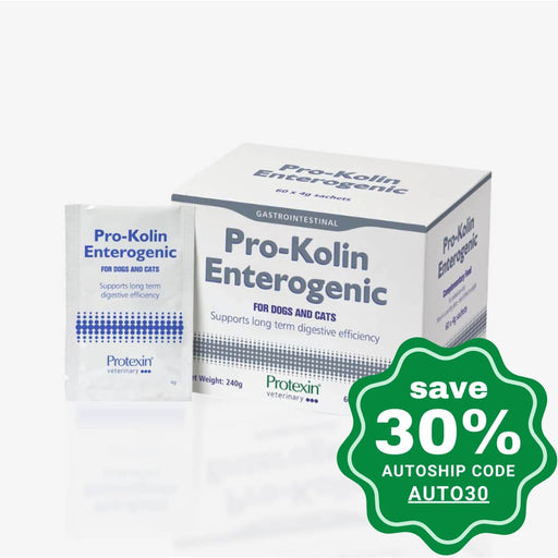 Protexin - Pro-Kolin Enterogenic Digestive Health For Dogs & Cats 4G X 60 Sachets