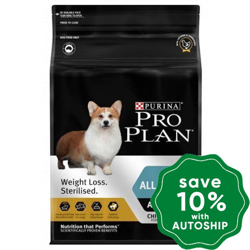 Purina - Pro Plan - All Size Adult Weight Loss/Sterilized Dry Dog Food - Chicken - 2.5KG - PetProject.HK