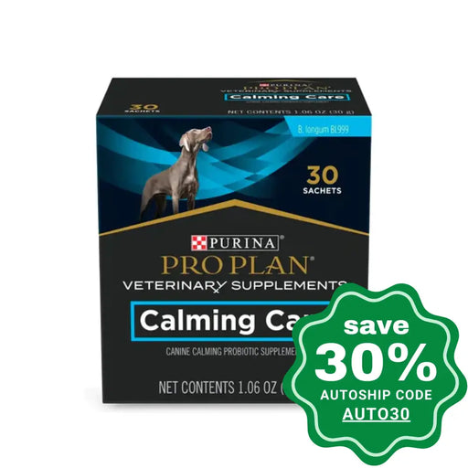 Purina Pro Plan Veterinary Diets - Calming Care Supplement For Dogs 1.59Oz (Box Of 30 Packs)