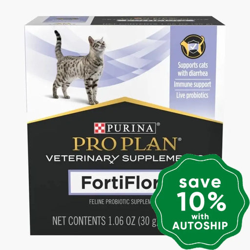 Purina Pro Plan Veterinary Diets - Fortiflora Nutritional Supplement For Cats 1.06Oz (Box Of 30