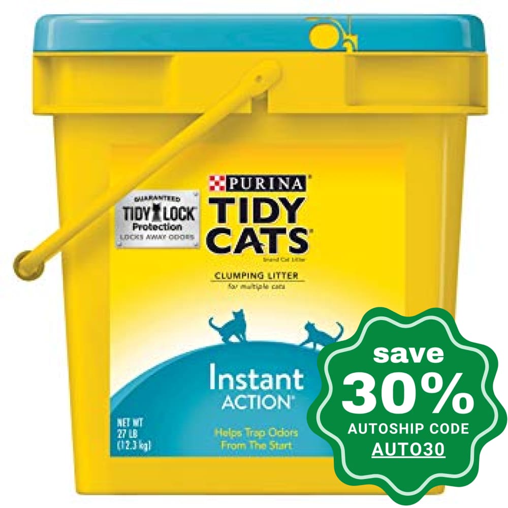 Purina - Tidy Cats - Clumping Cat Litter - Instant Action Immediate Odor Control - 35LB - PetProject.HK