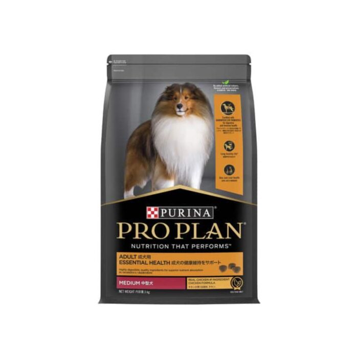 Purina - Pro Plan - Medium Adult Essential Health Dry Dog Food - Chicken - 15KG