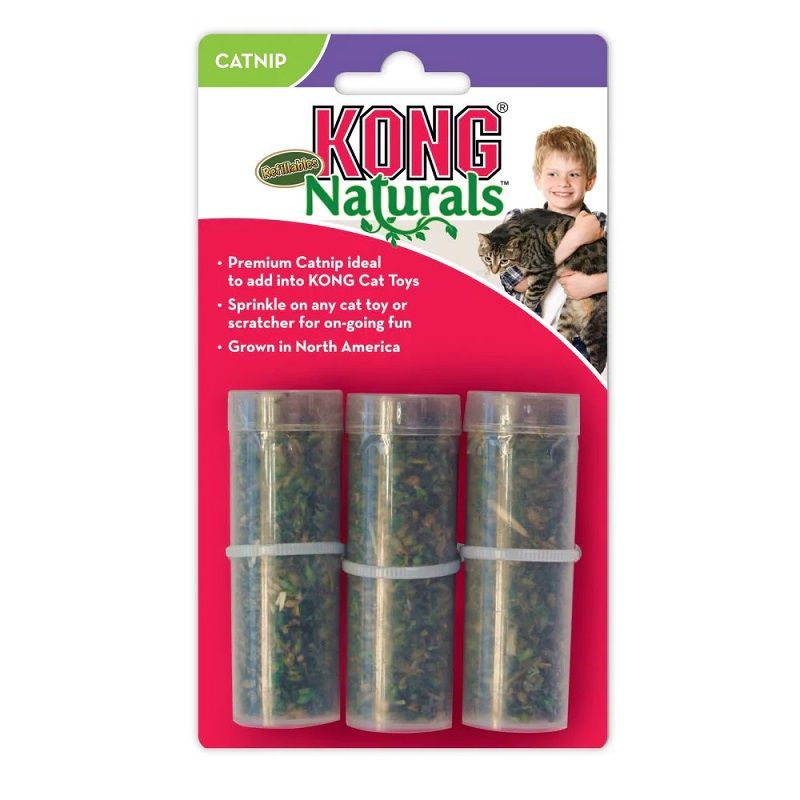 Kong Naturals - Refillables Catnip Tubes 9G X 3 Cats